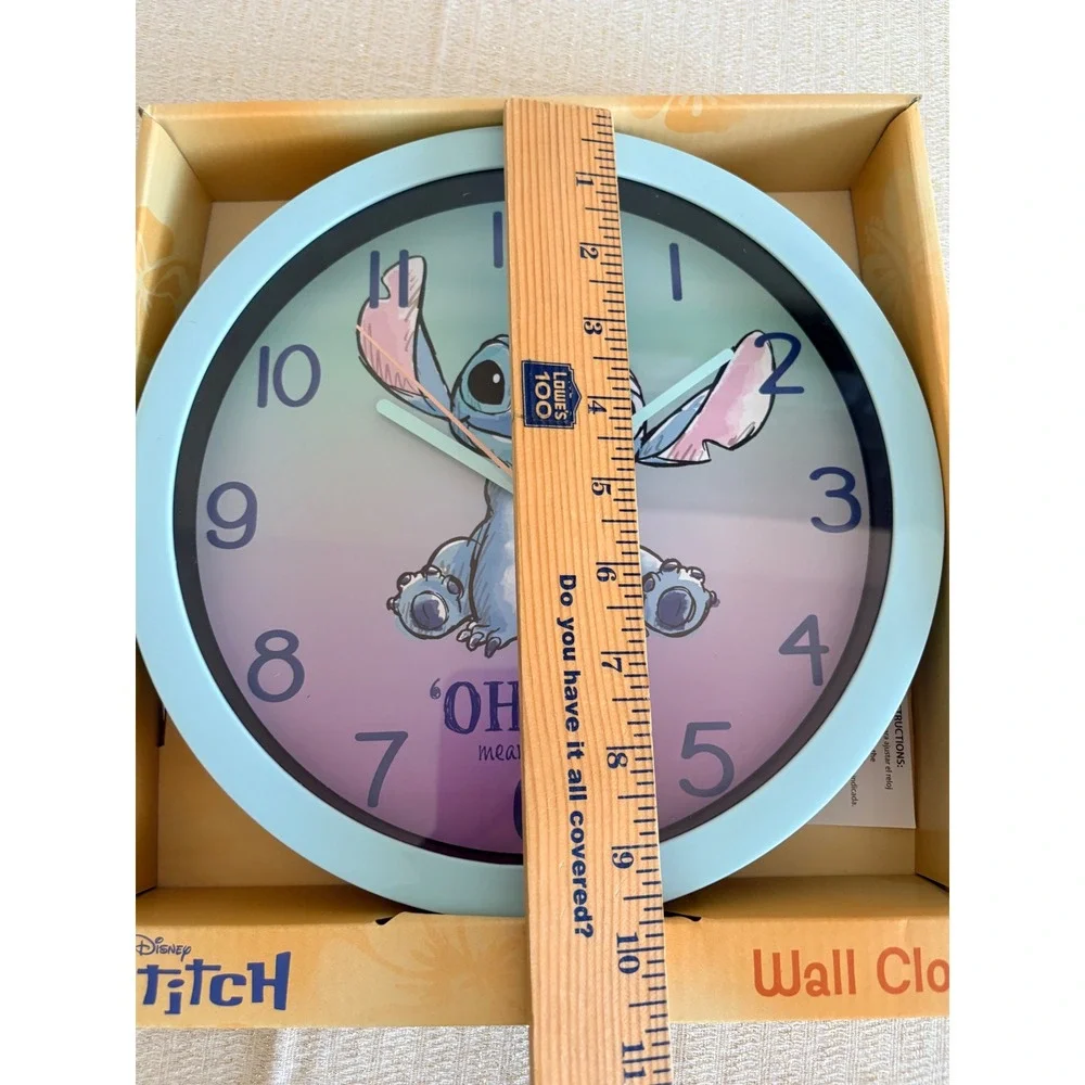 Disney Stitch Wall Clock Kids 10